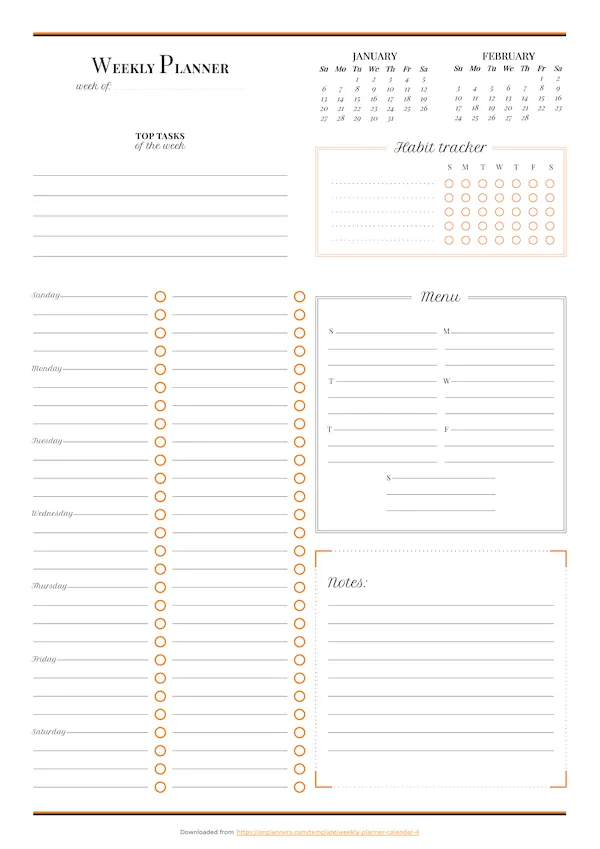 The Benefits of Making a Weekly Plan